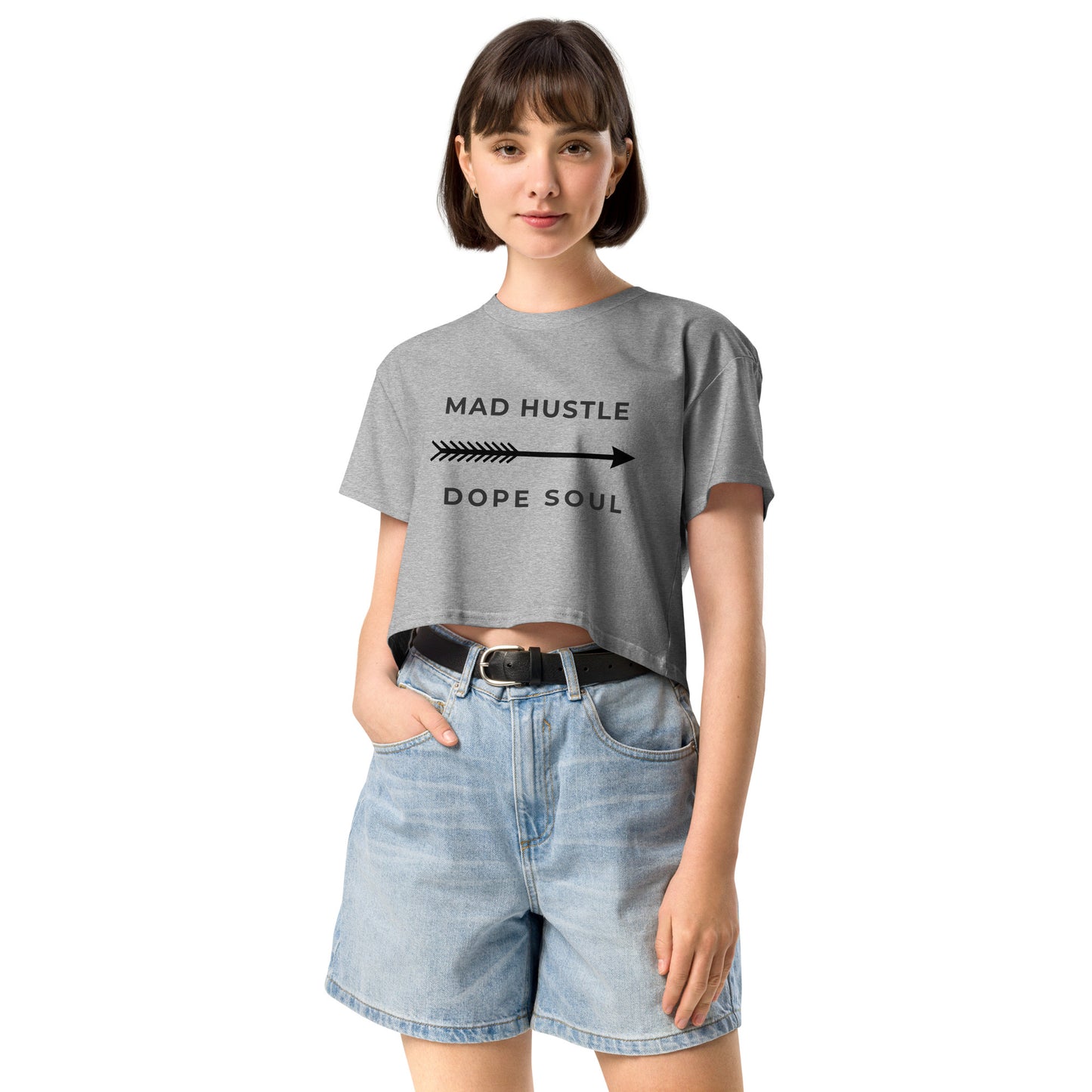 MAD Hustle DOPE Soul - Women’s Graphic crop top