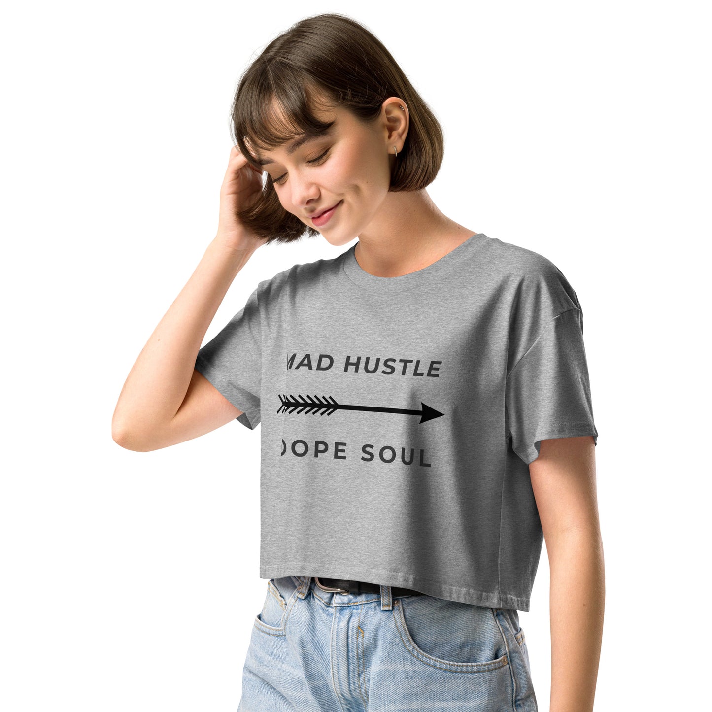 MAD Hustle DOPE Soul - Women’s Graphic crop top