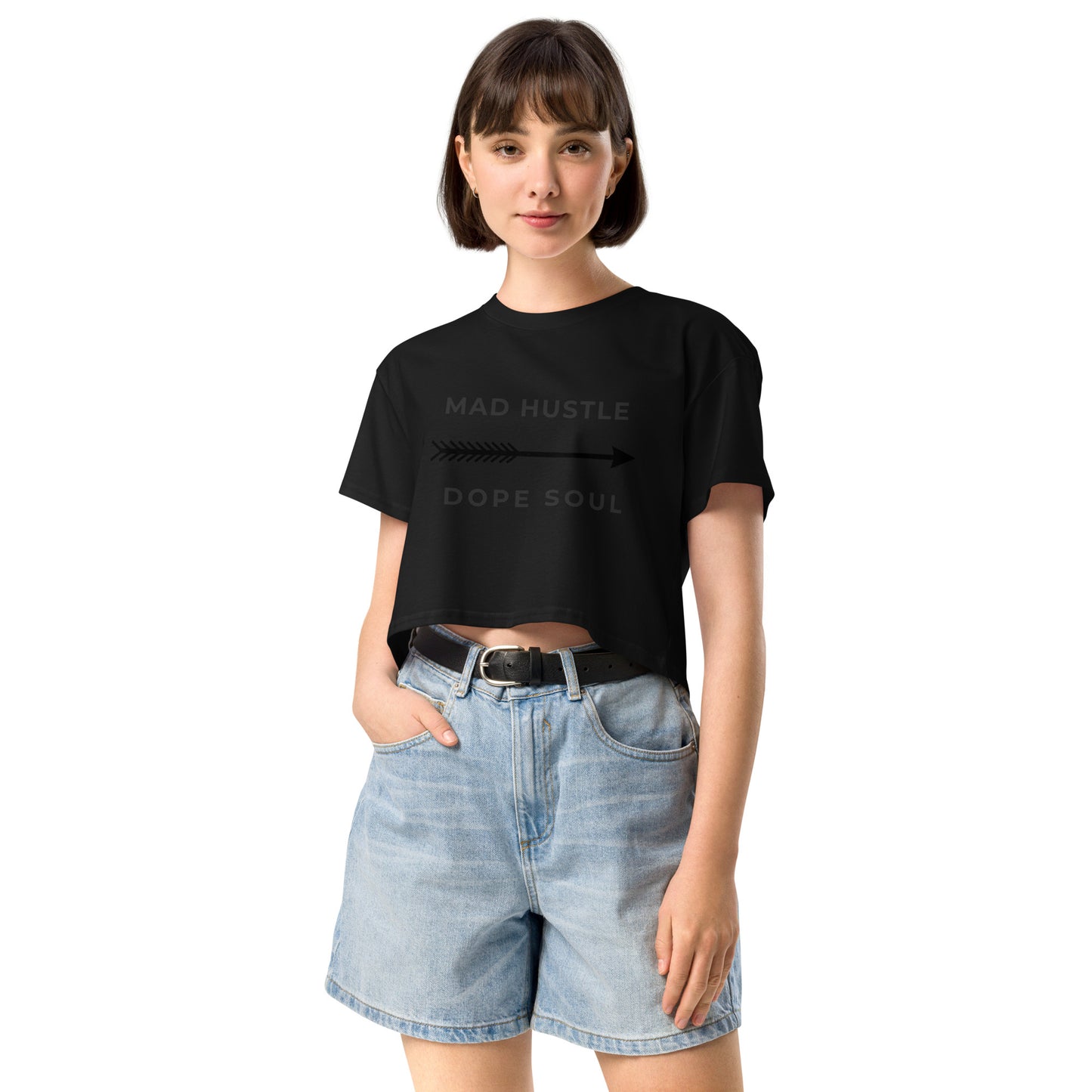 MAD Hustle DOPE Soul - Women’s Graphic crop top