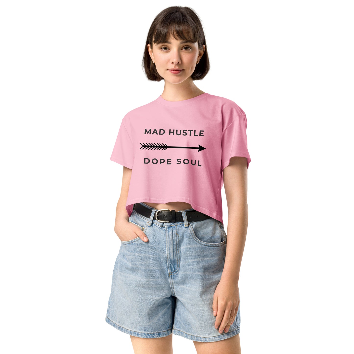 MAD Hustle DOPE Soul - Women’s Graphic crop top