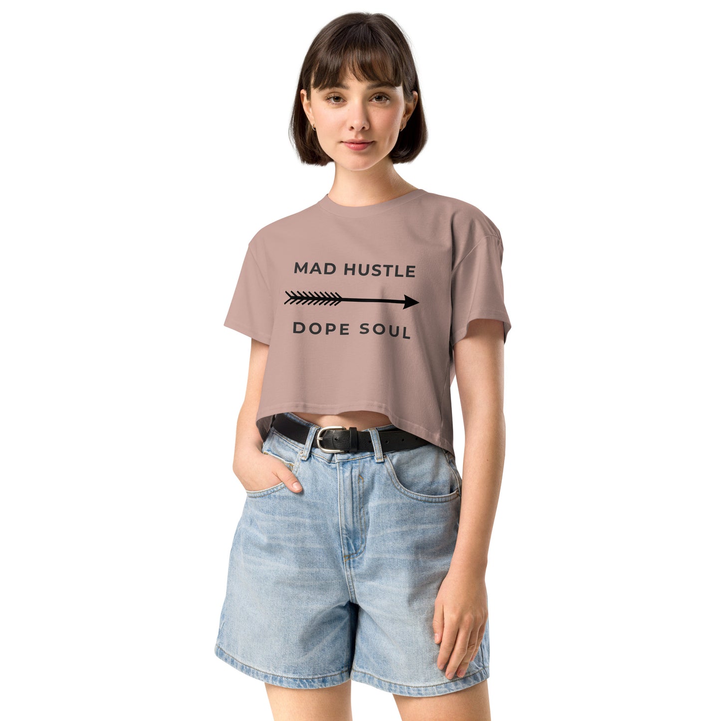 MAD Hustle DOPE Soul - Women’s Graphic crop top