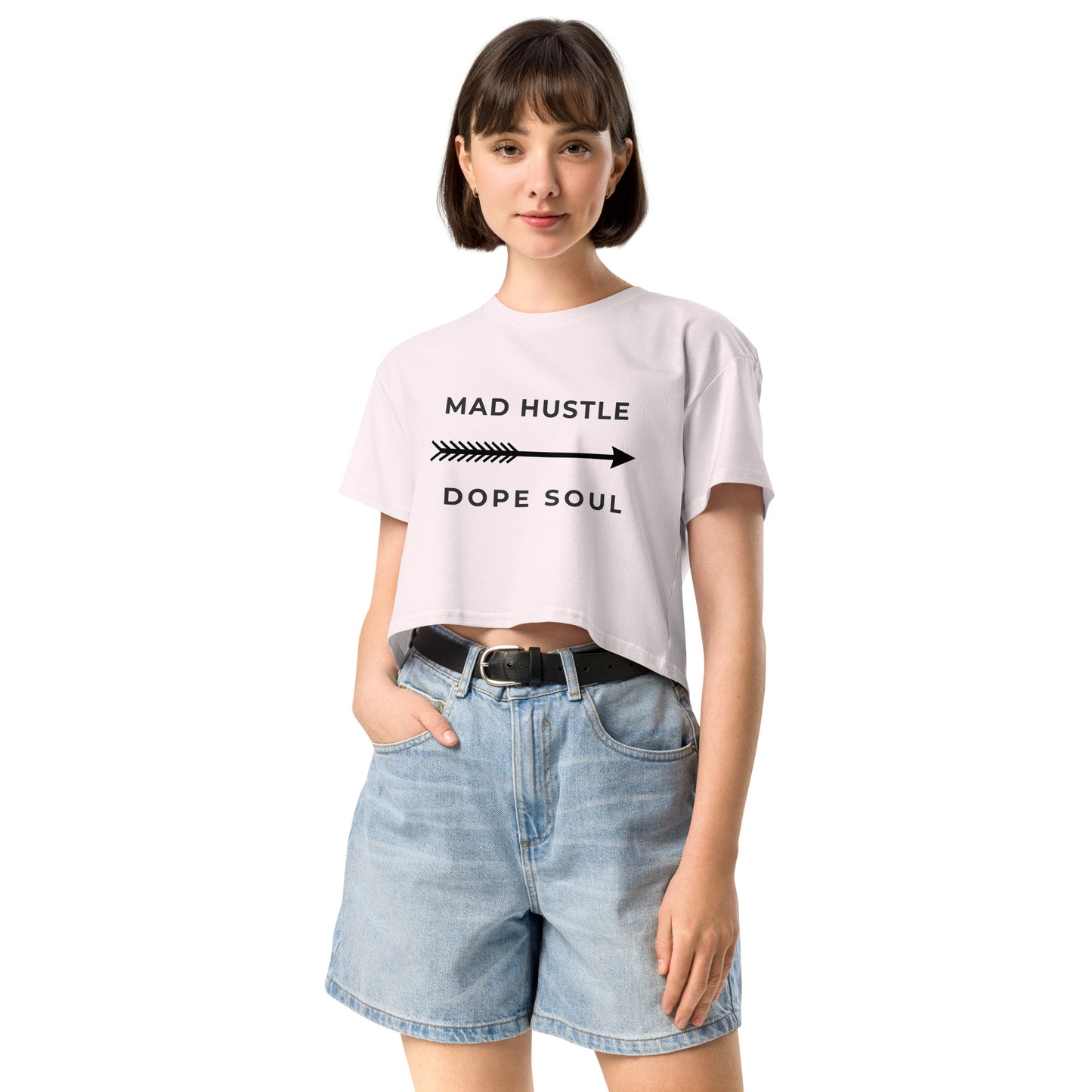 MAD Hustle DOPE Soul - Women’s Graphic crop top