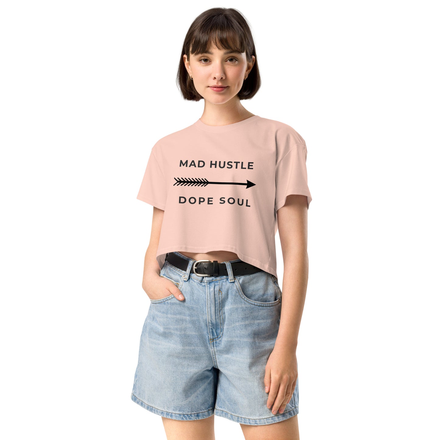 MAD Hustle DOPE Soul - Women’s Graphic crop top