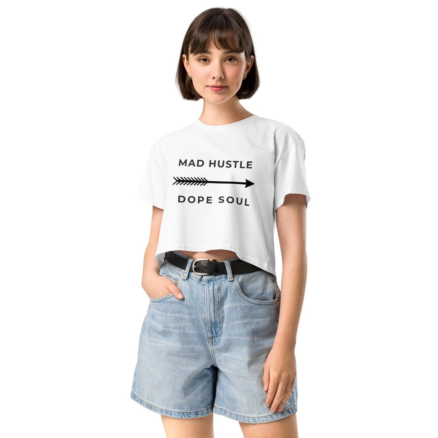 MAD Hustle DOPE Soul - Women’s Graphic crop top